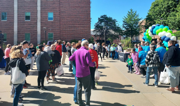 NAMIwalks was held to raise awareness of mental illness. 