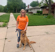 jennifer participates in the NAMI walk