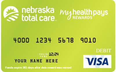 My Health Pays Rewards Card